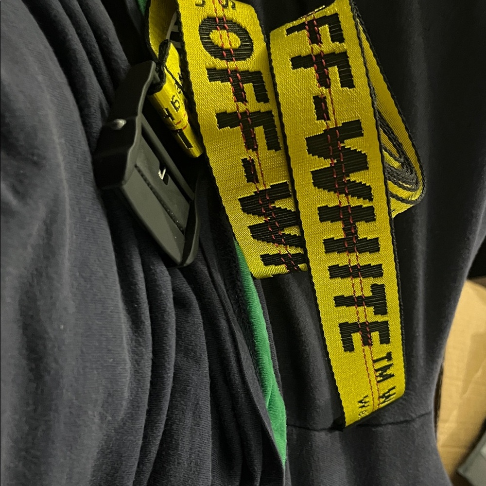 Off-White Black and Yellow Belt